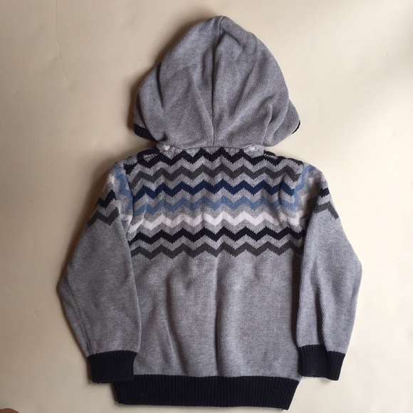 Gymboree boys zip up sweater with hoodie size 3T - Picture 3 of 3